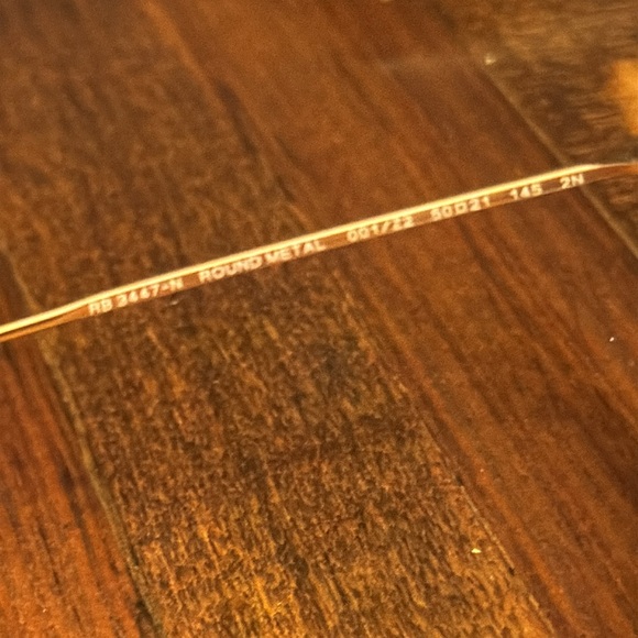 Ray Ban RB3447 RB 3447 Round Metal Sunglasses - Picture 5 of 7